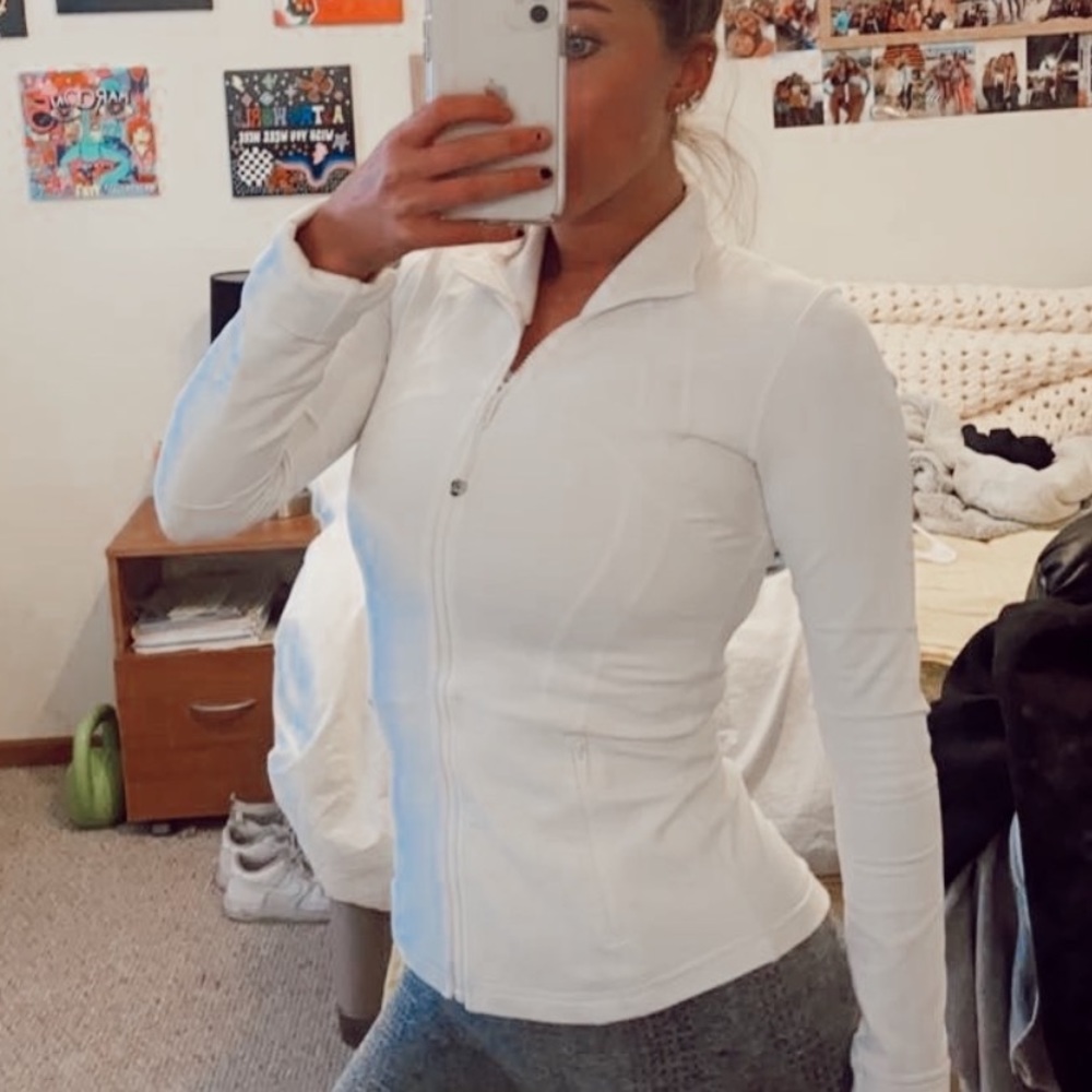 lululemon white define jacket